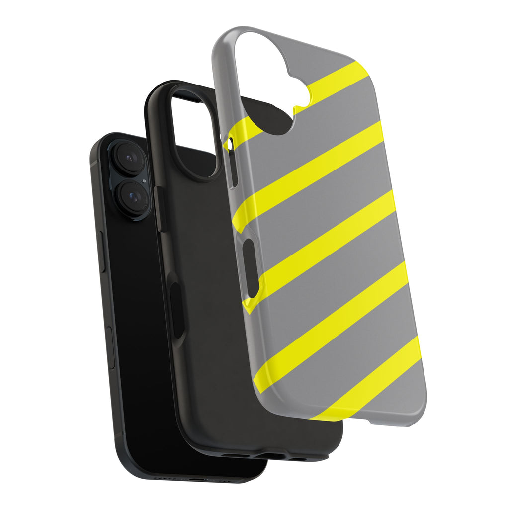 Copy of Tough Phone Case — Blue Diagonal Stripe Shockproof Cover