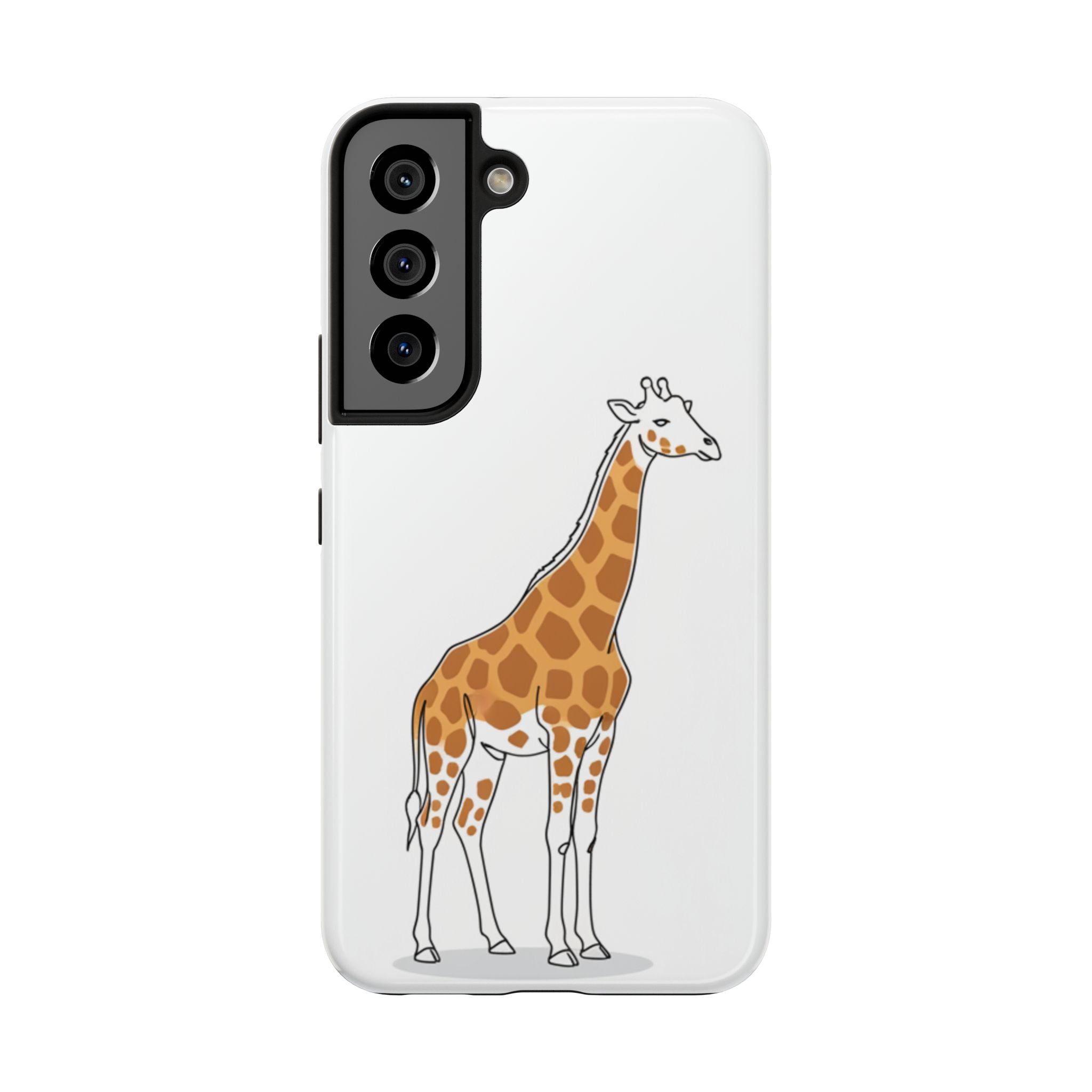 Giraffe Tough Phone Case — Cute Safari Animal Protective Cover