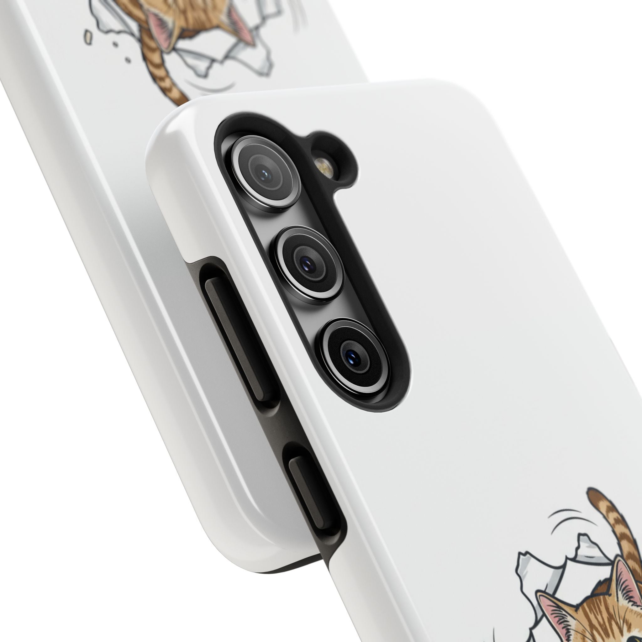 Playful Orange Tabby Cat Phone Case | Tough Phone Case, Protective Cute Kitty