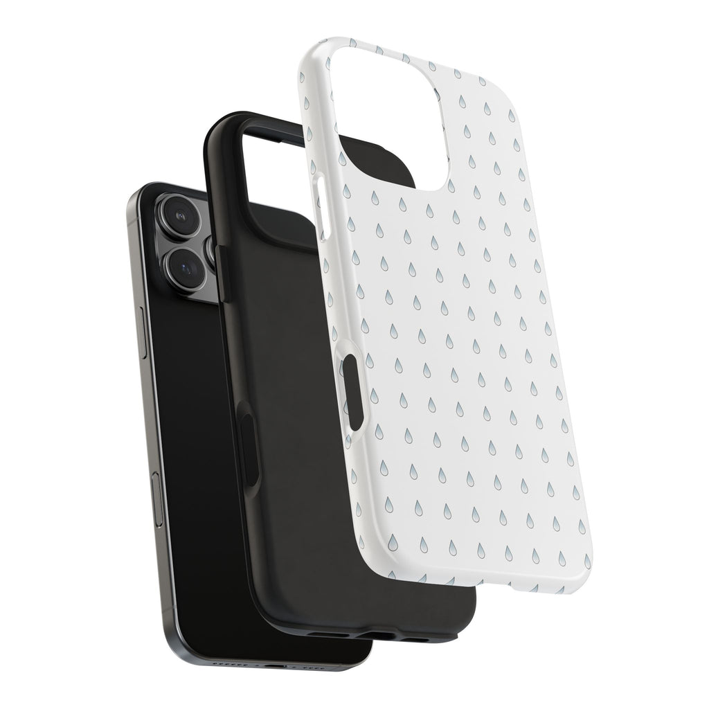 Tough Phone Case — Minimal Raindrop Protective Cover