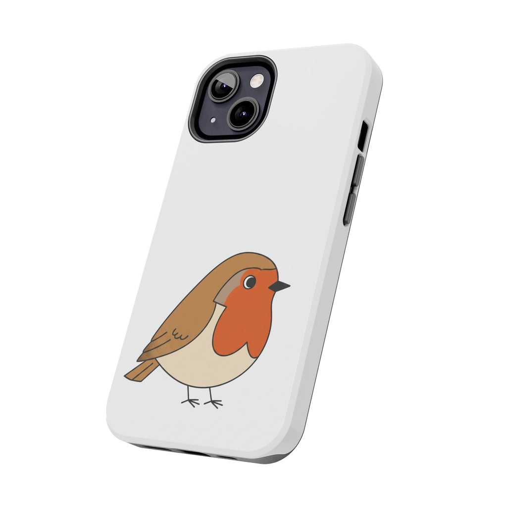 Cute Robin Tough Phone Case — Protective Bird iPhone Case
