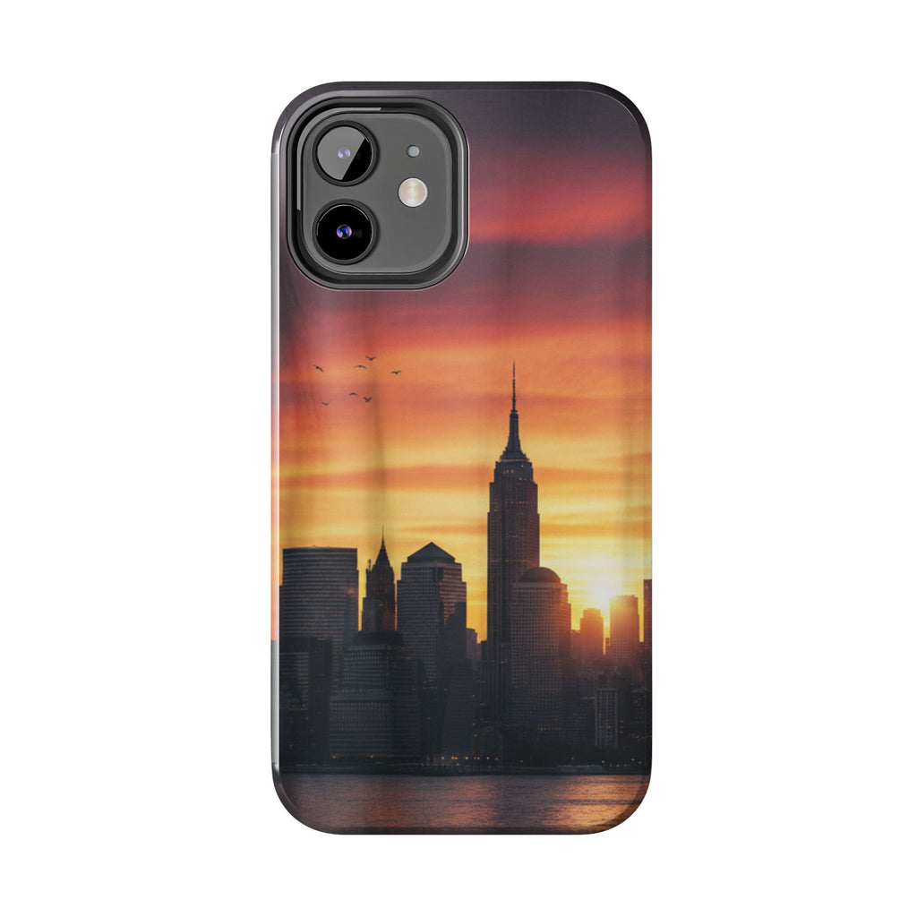 Tough Phone Case — NYC Skyline Sunset Protective Cover