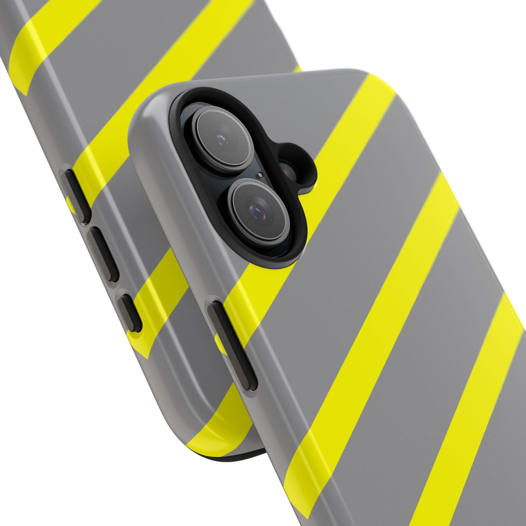 Copy of Tough Phone Case — Blue Diagonal Stripe Shockproof Cover