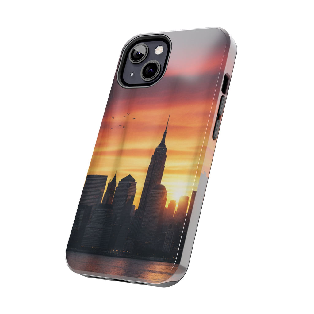 Tough Phone Case — NYC Skyline Sunset Protective Cover
