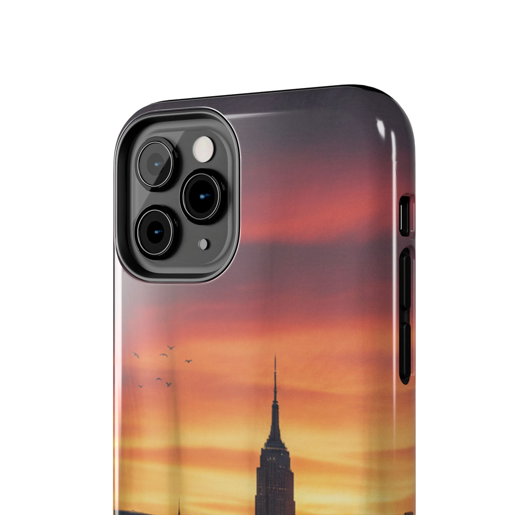 Tough Phone Case — NYC Skyline Sunset Protective Cover