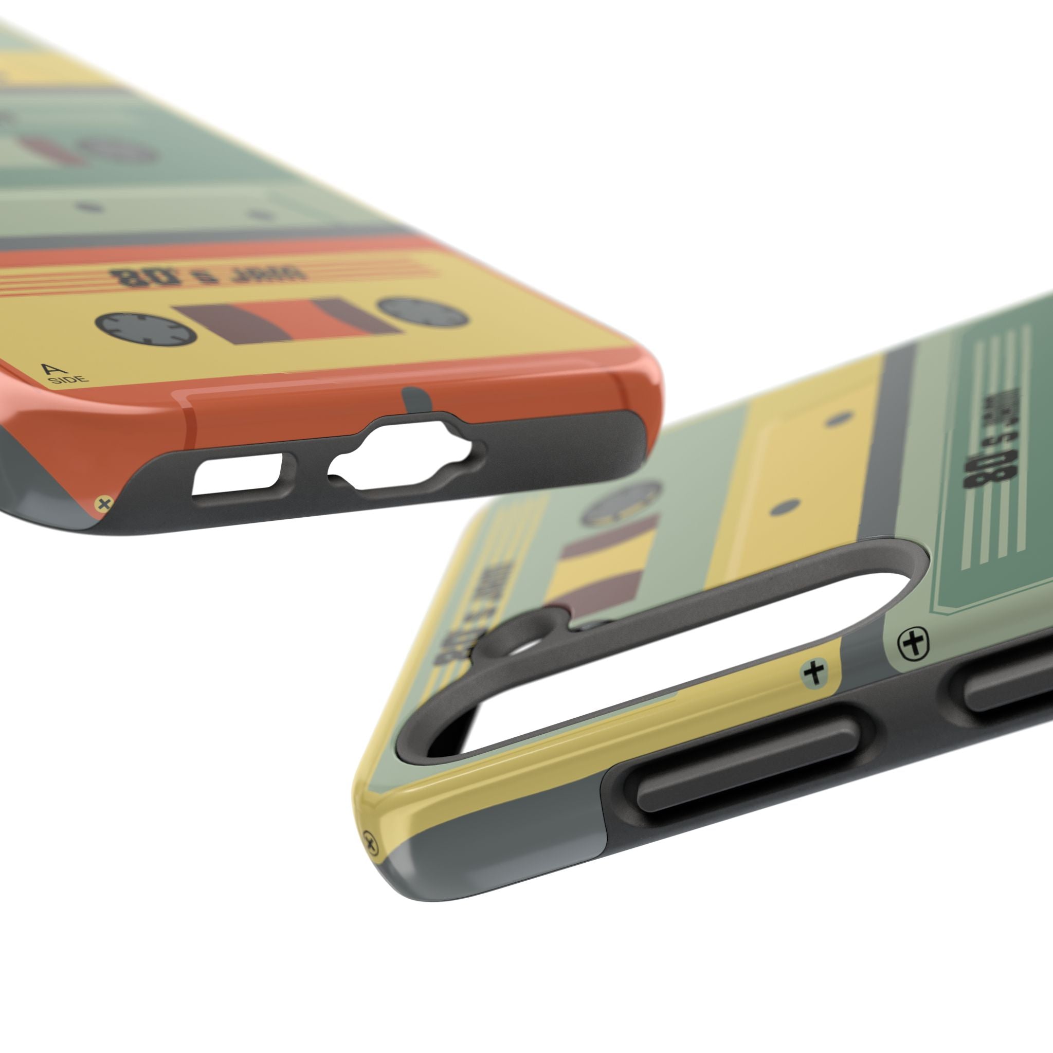Retro 80s Cassette Tough Phone Case — "80's Jam" Vintage Tape Design