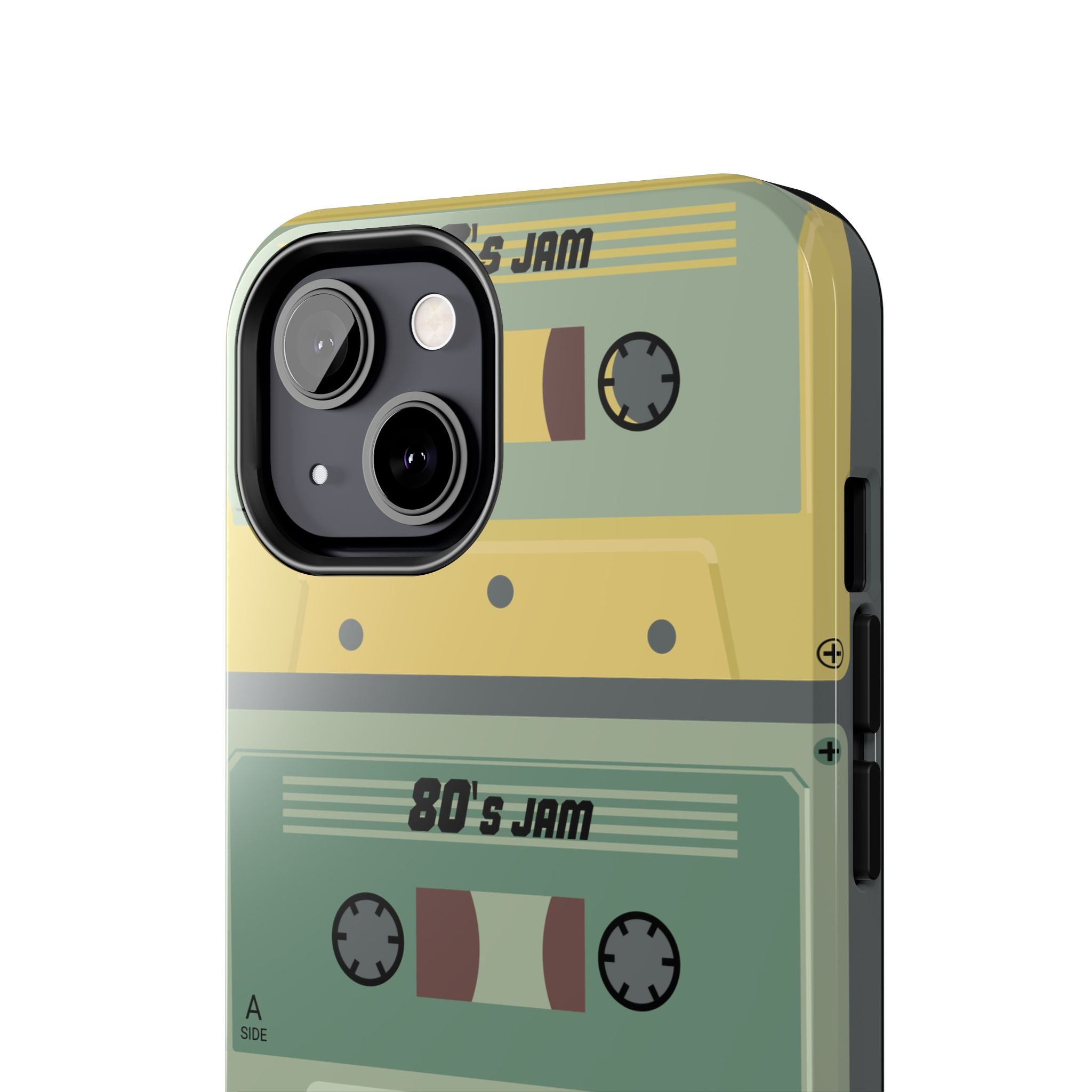 Retro 80s Cassette Tough Phone Case — "80's Jam" Vintage Tape Design