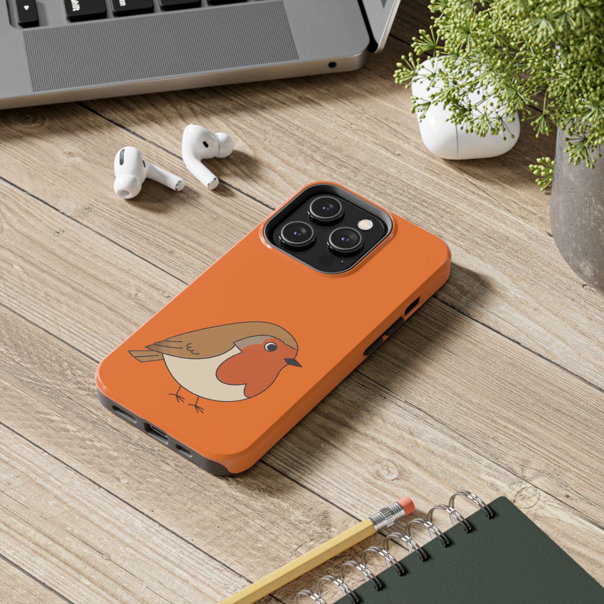 Copy of Cute Robin Tough Phone Case — Protective Bird iPhone Case