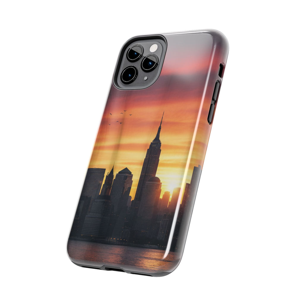 Tough Phone Case — NYC Skyline Sunset Protective Cover