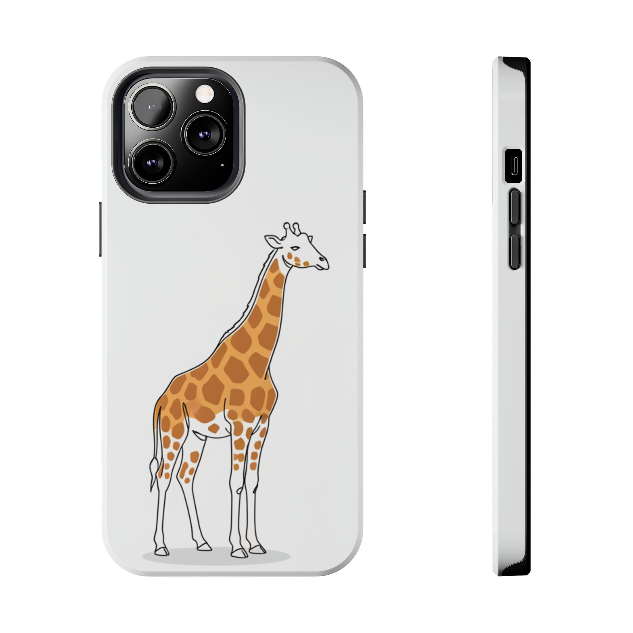 Giraffe Tough Phone Case — Cute Safari Animal Protective Cover