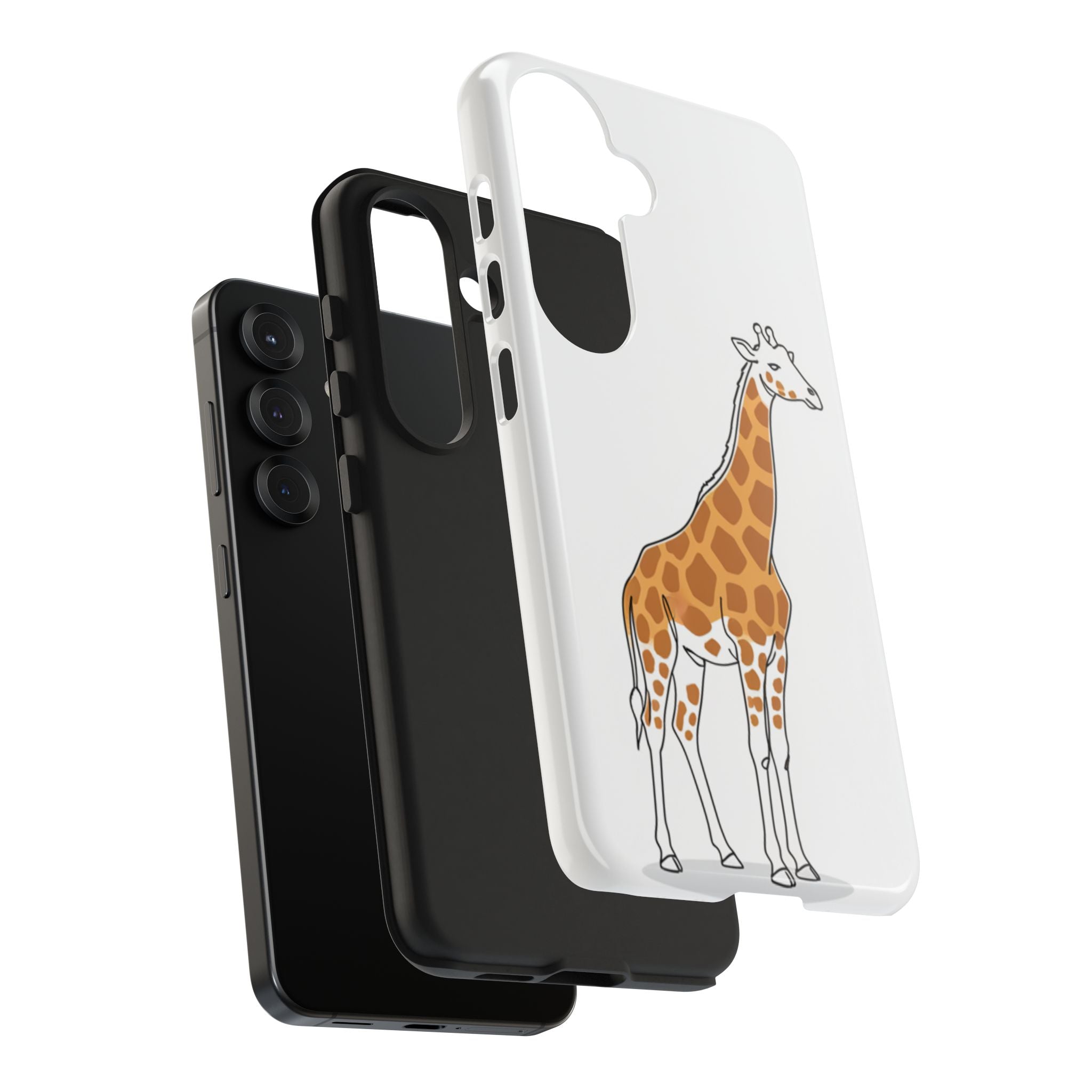 Giraffe Tough Phone Case — Cute Safari Animal Protective Cover