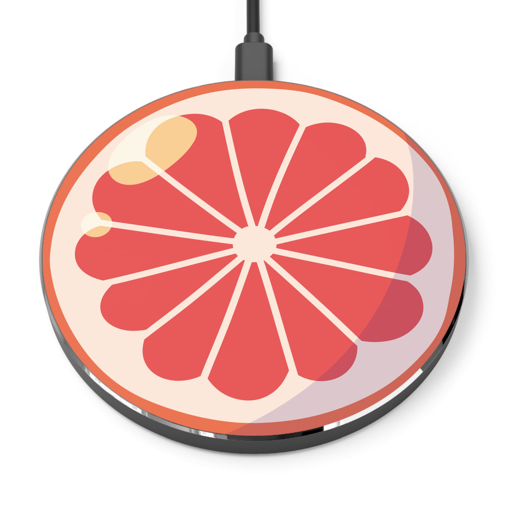 Grapefruit Wireless Charger – Cute Fruit Qi Charging Pad