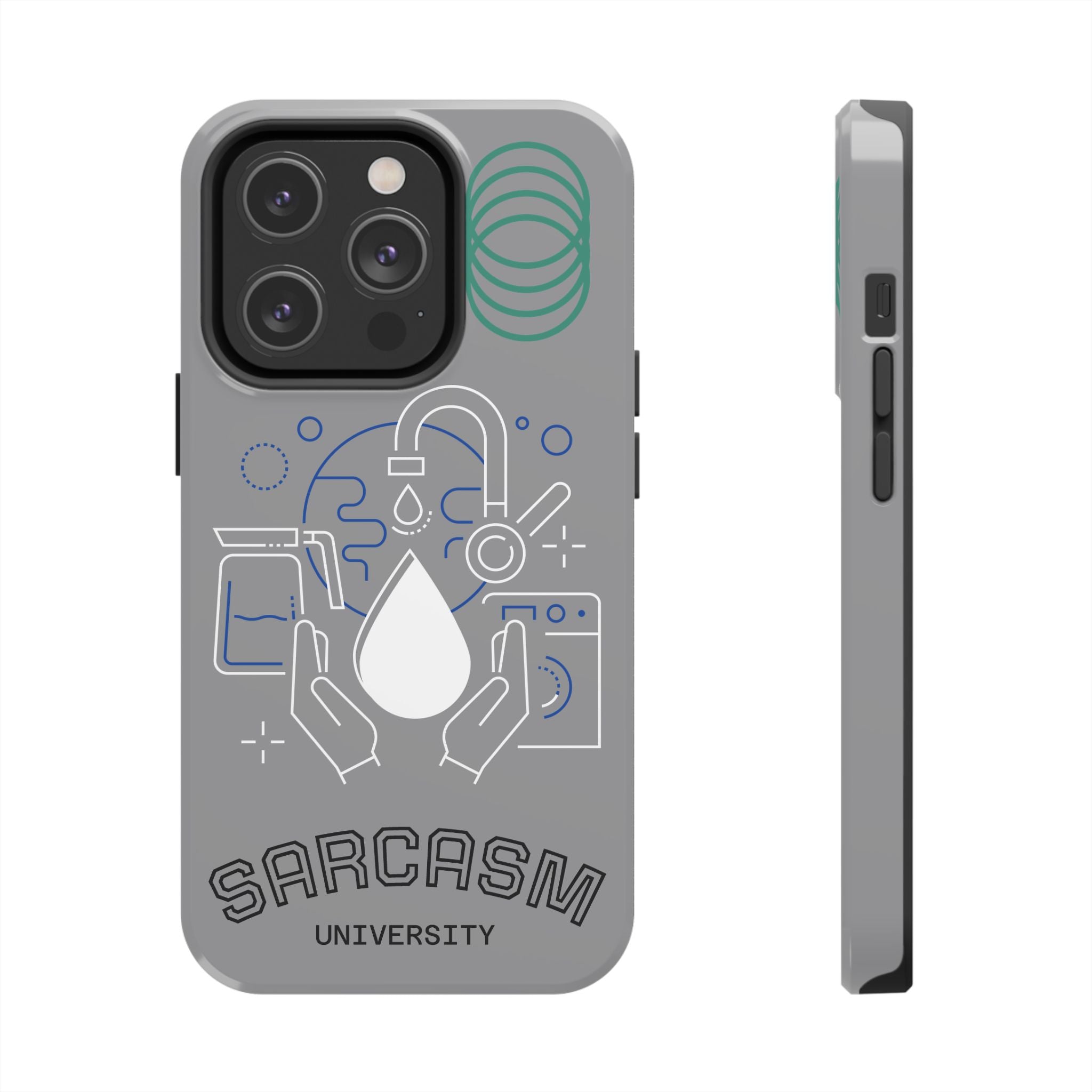 Sarcasm University Tough Phone Case — Scientific Lab Drop Design