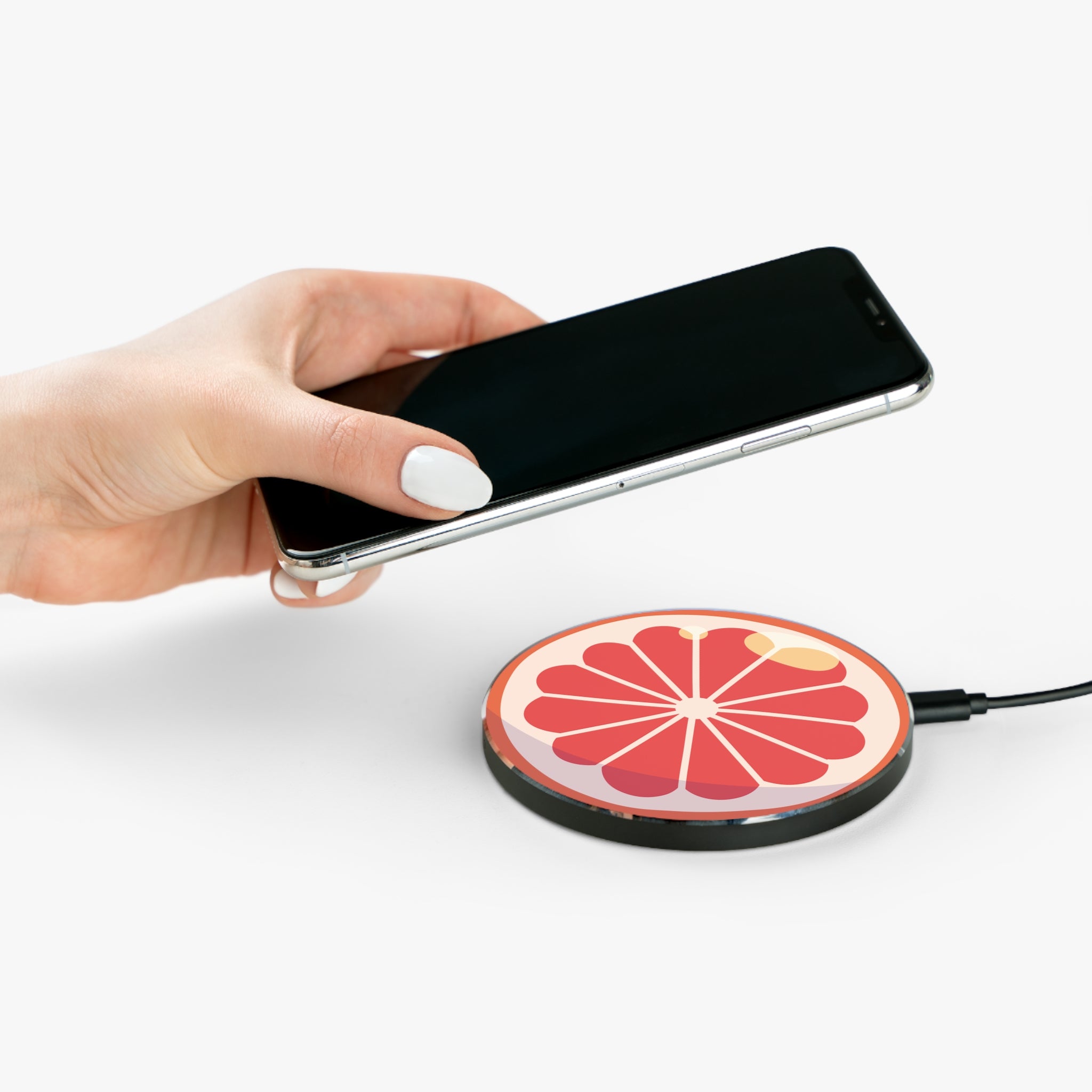 Grapefruit Wireless Charger – Cute Fruit Qi Charging Pad