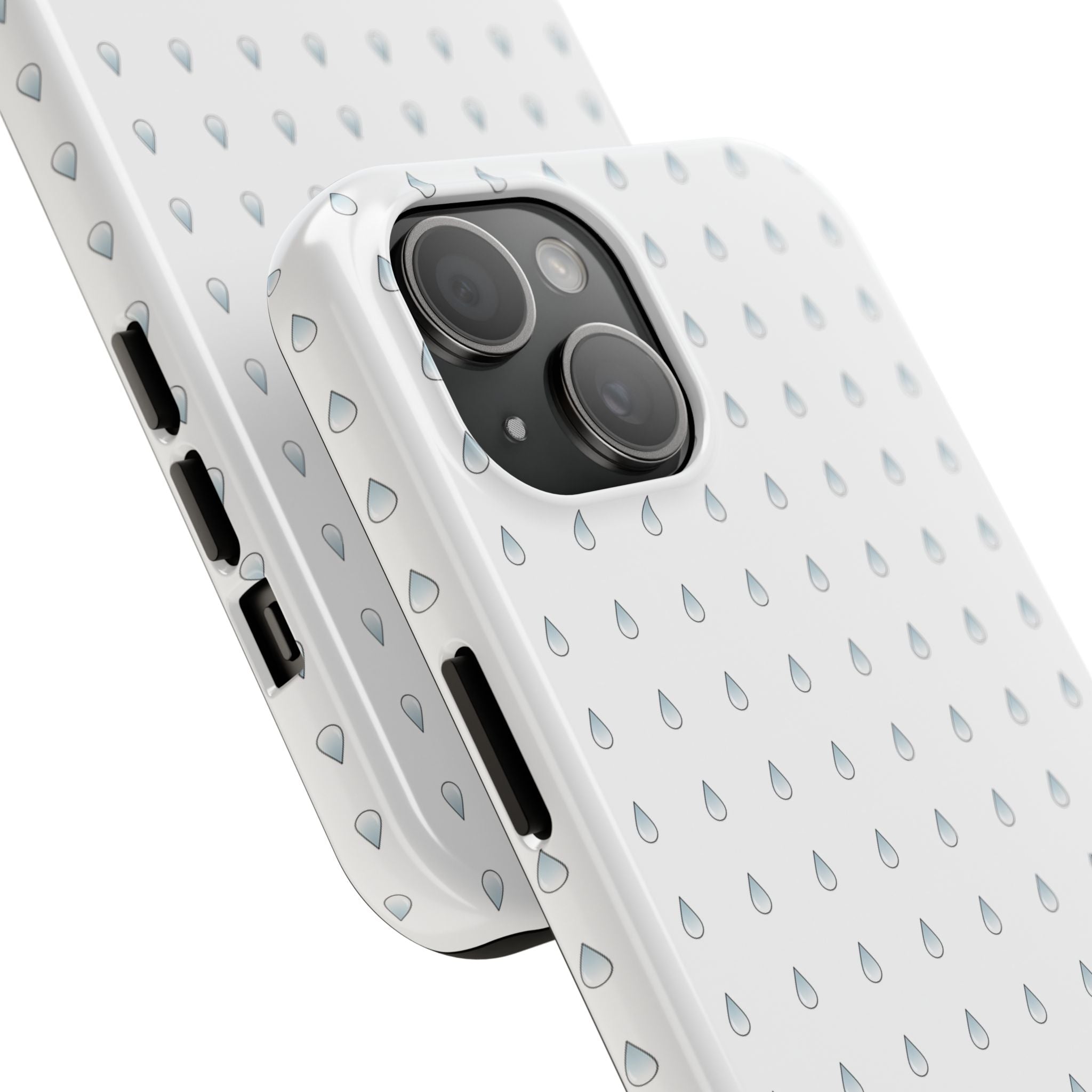 Tough Phone Case — Minimal Raindrop Protective Cover