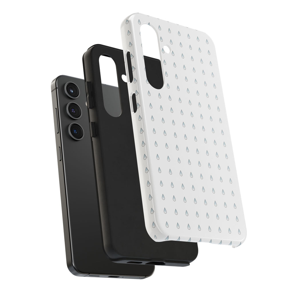 Tough Phone Case — Minimal Raindrop Protective Cover