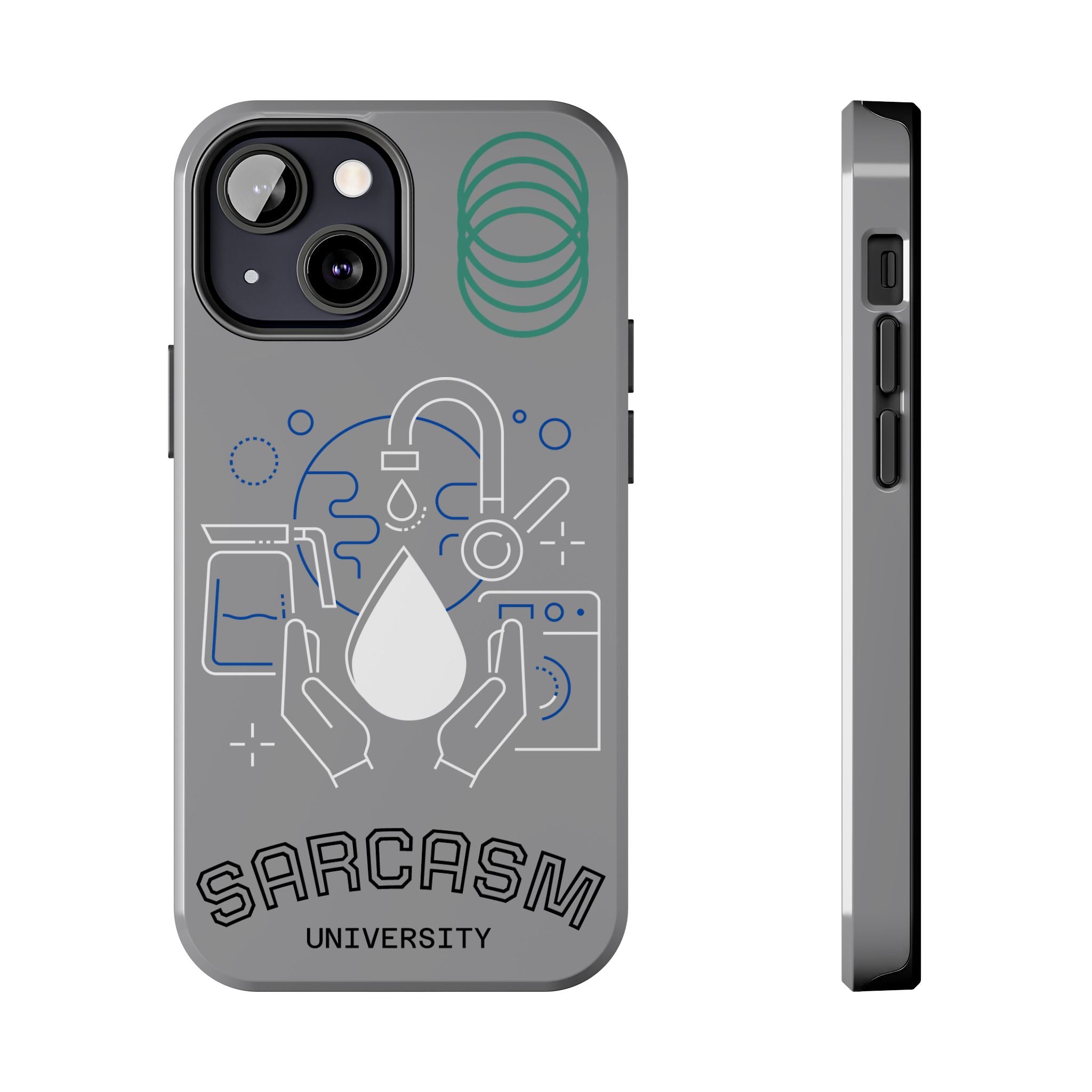 Sarcasm University Tough Phone Case — Scientific Lab Drop Design