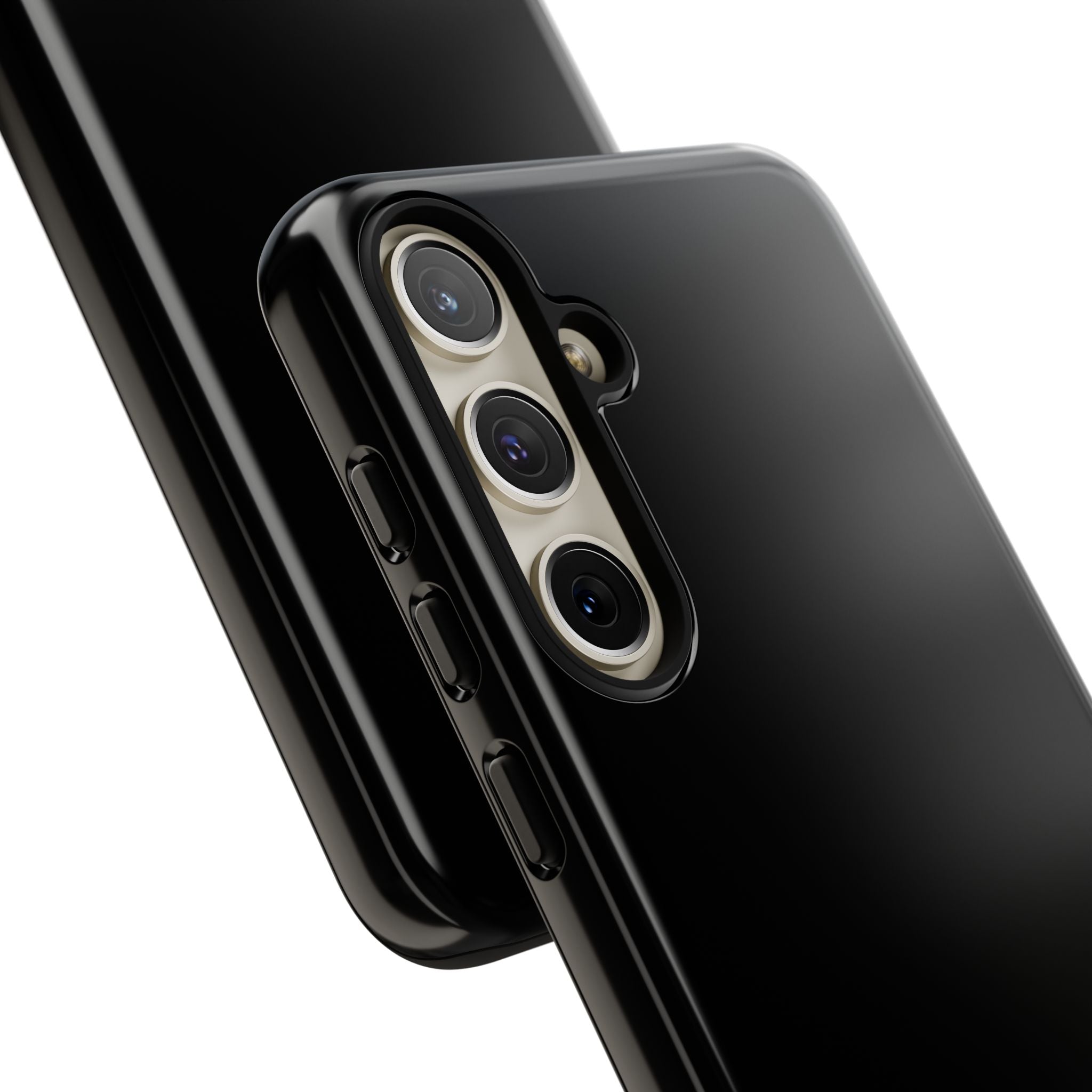 Phone Case - "Progress Over Perfection" Glossy Black Protective Cover