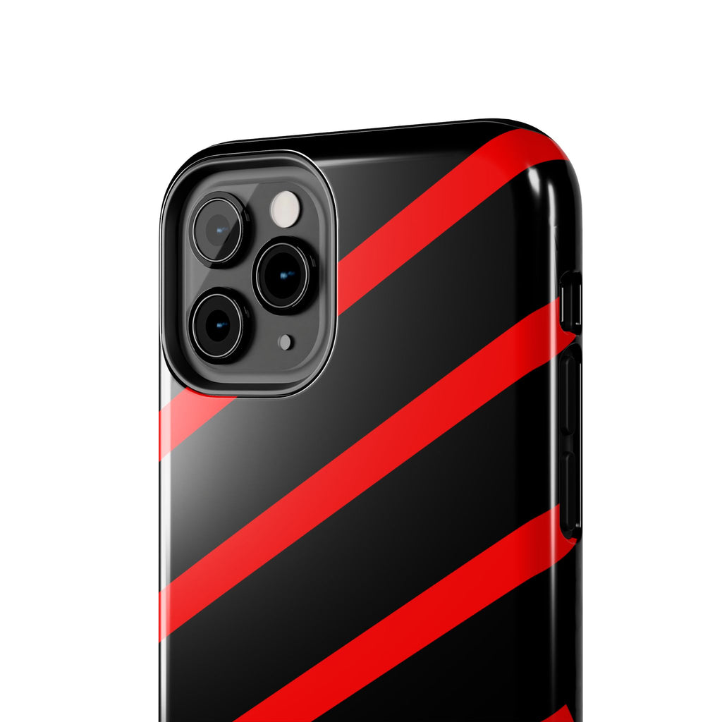 Copy of Tough Phone Case — Blue Diagonal Stripe Shockproof Cover