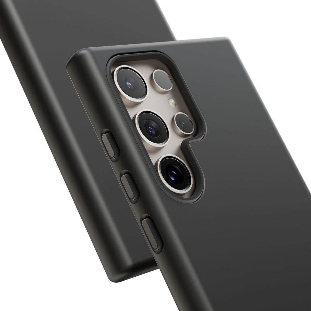 Phone Case - "Progress Over Perfection" Glossy Black Protective Cover