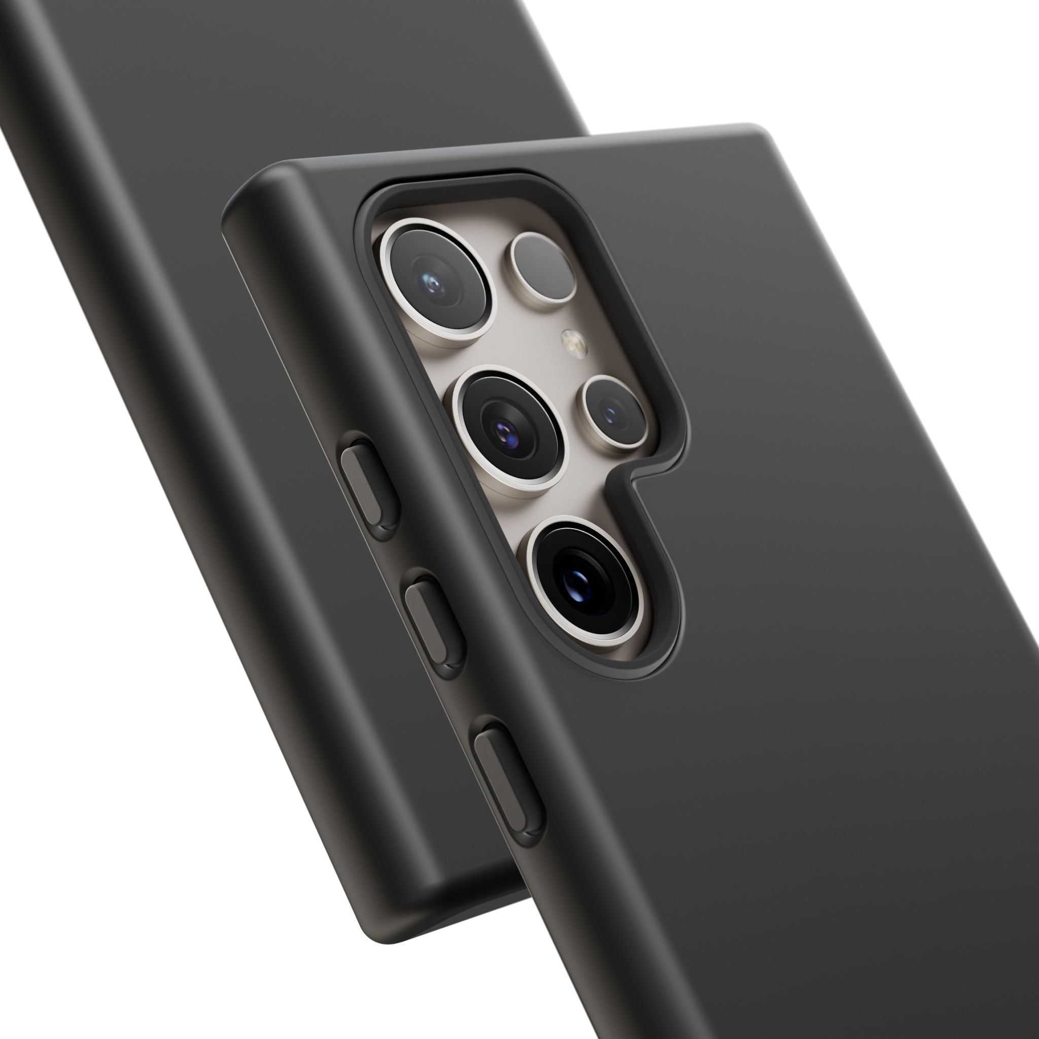 Phone Case - "Progress Over Perfection" Glossy Black Protective Cover