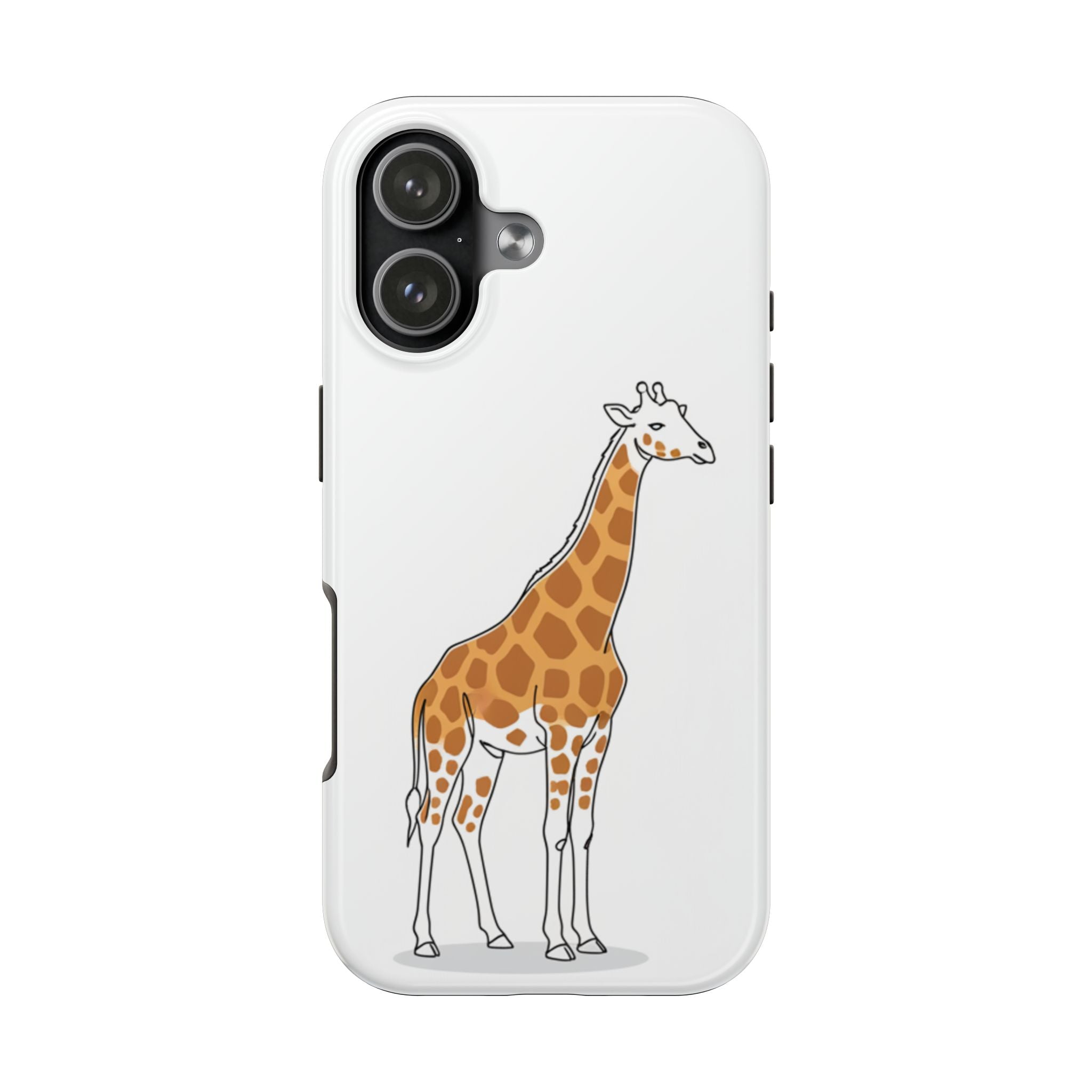 Giraffe Tough Phone Case — Cute Safari Animal Protective Cover