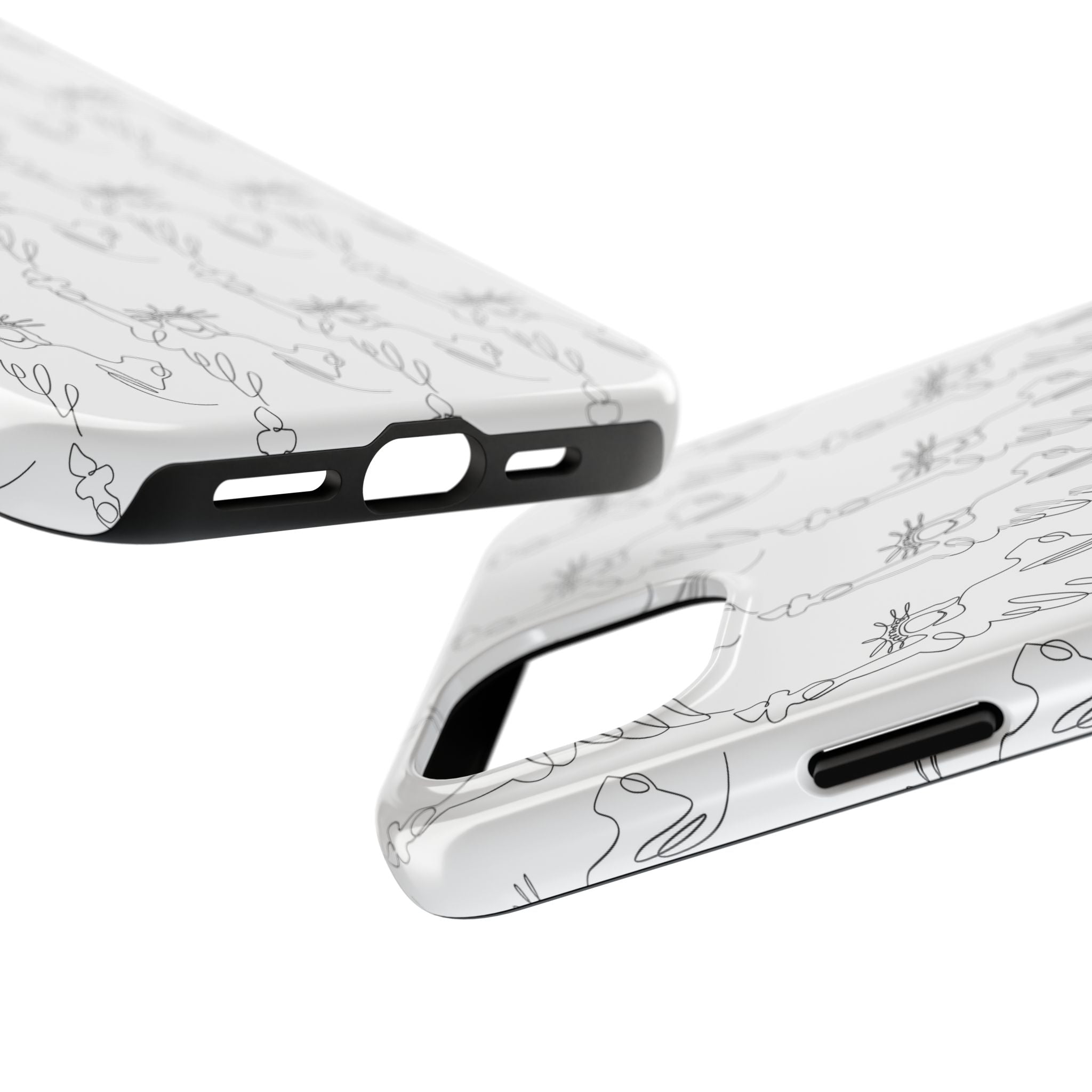 Statue of Liberty Sketch Tough Phone Case — Minimal Patriotic iPhone Cover