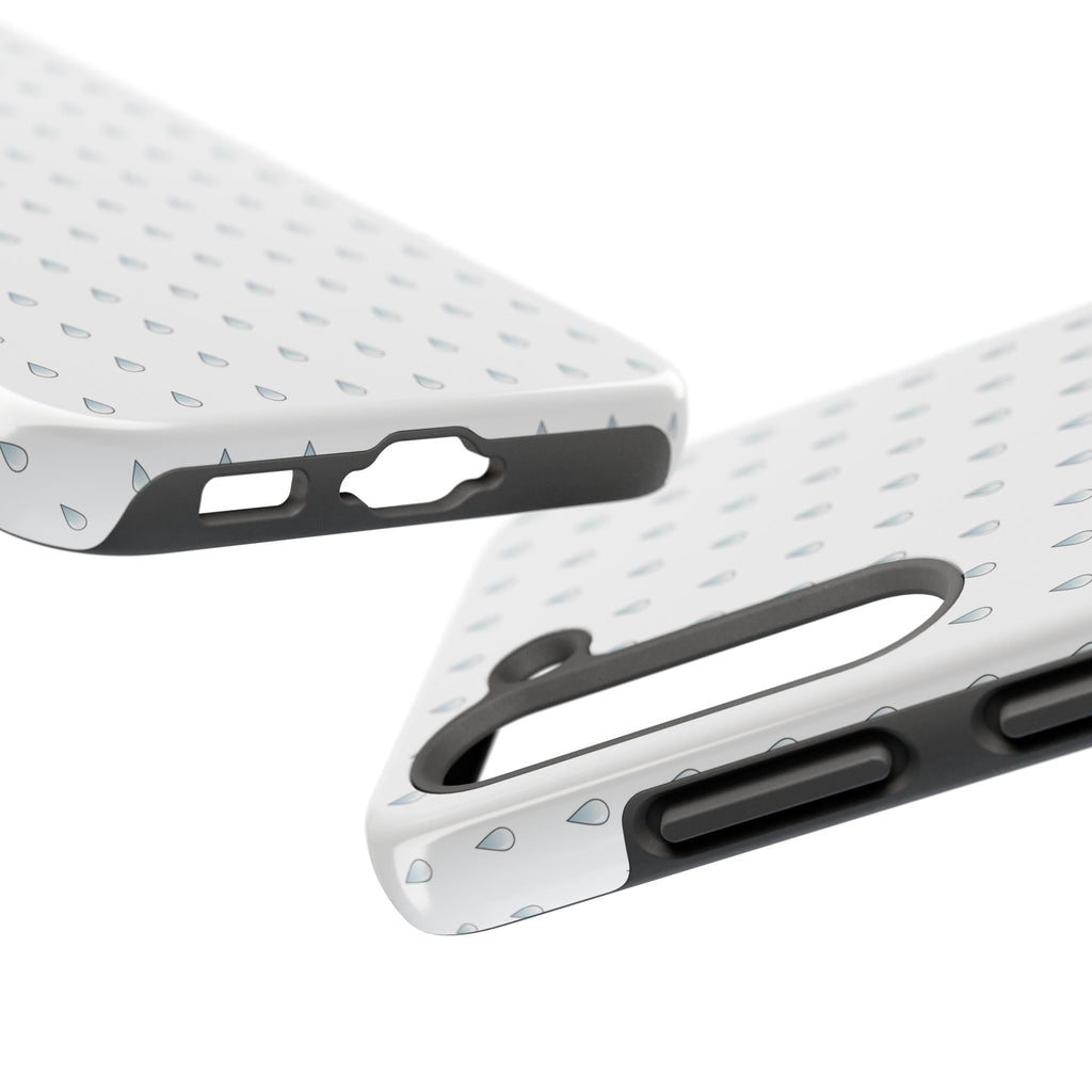 Tough Phone Case — Minimal Raindrop Protective Cover