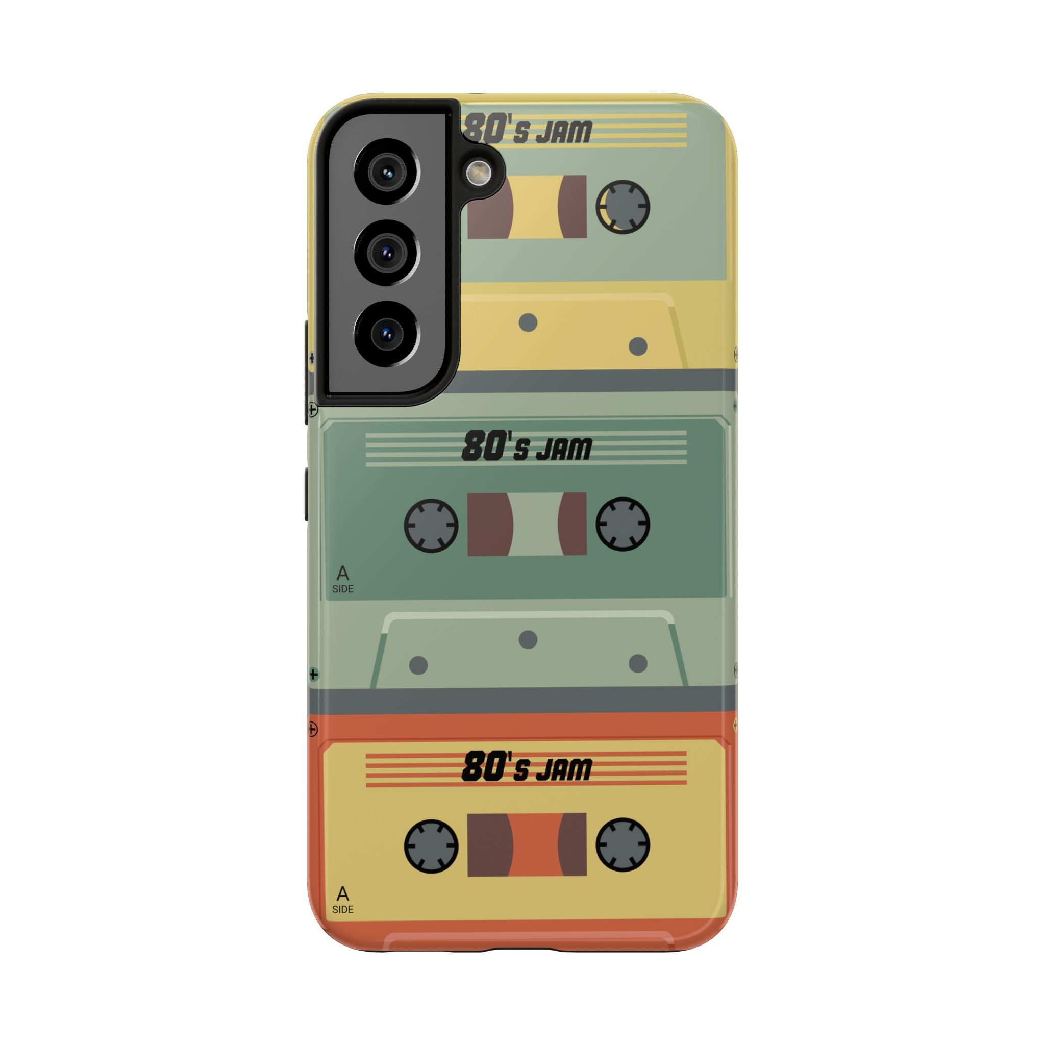 Retro 80s Cassette Tough Phone Case — "80's Jam" Vintage Tape Design