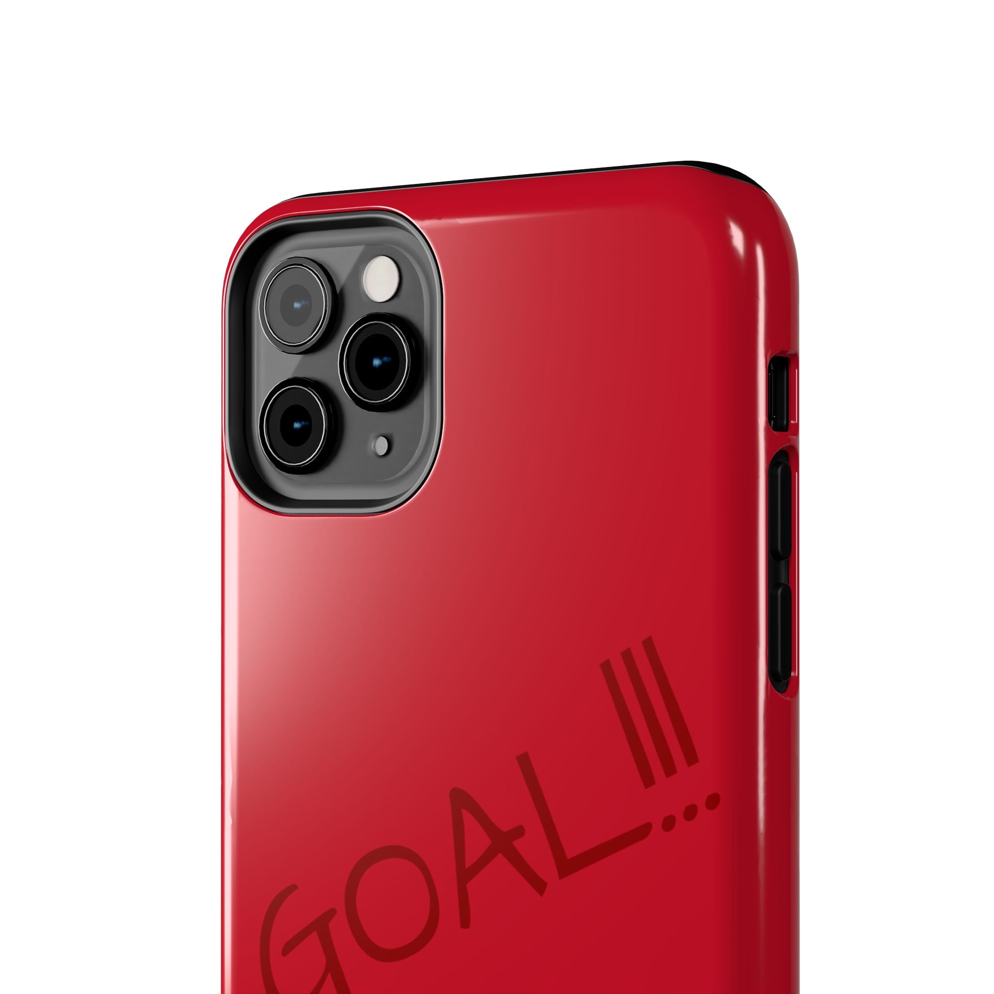 Phone Case — 'GOAL!!!' Cartoon Soccer Player Tough Protective Case