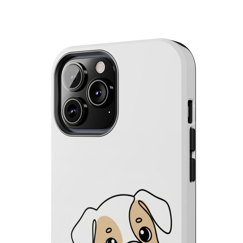 Cute Puppy Tough Phone Case – Cartoon Dog Protective Phone Cover