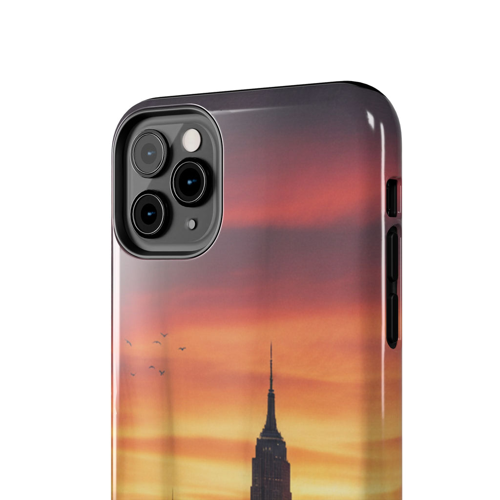Tough Phone Case — NYC Skyline Sunset Protective Cover