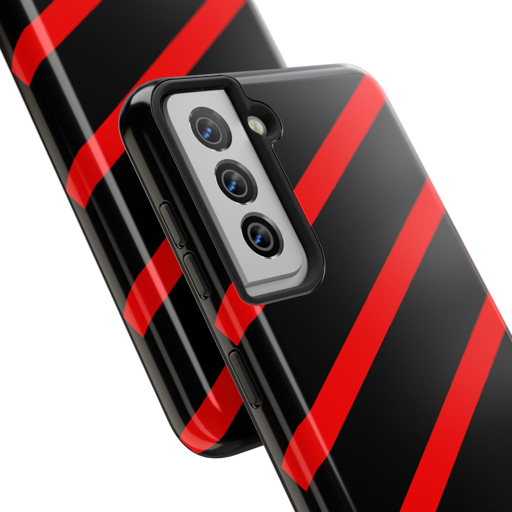 Copy of Tough Phone Case — Blue Diagonal Stripe Shockproof Cover