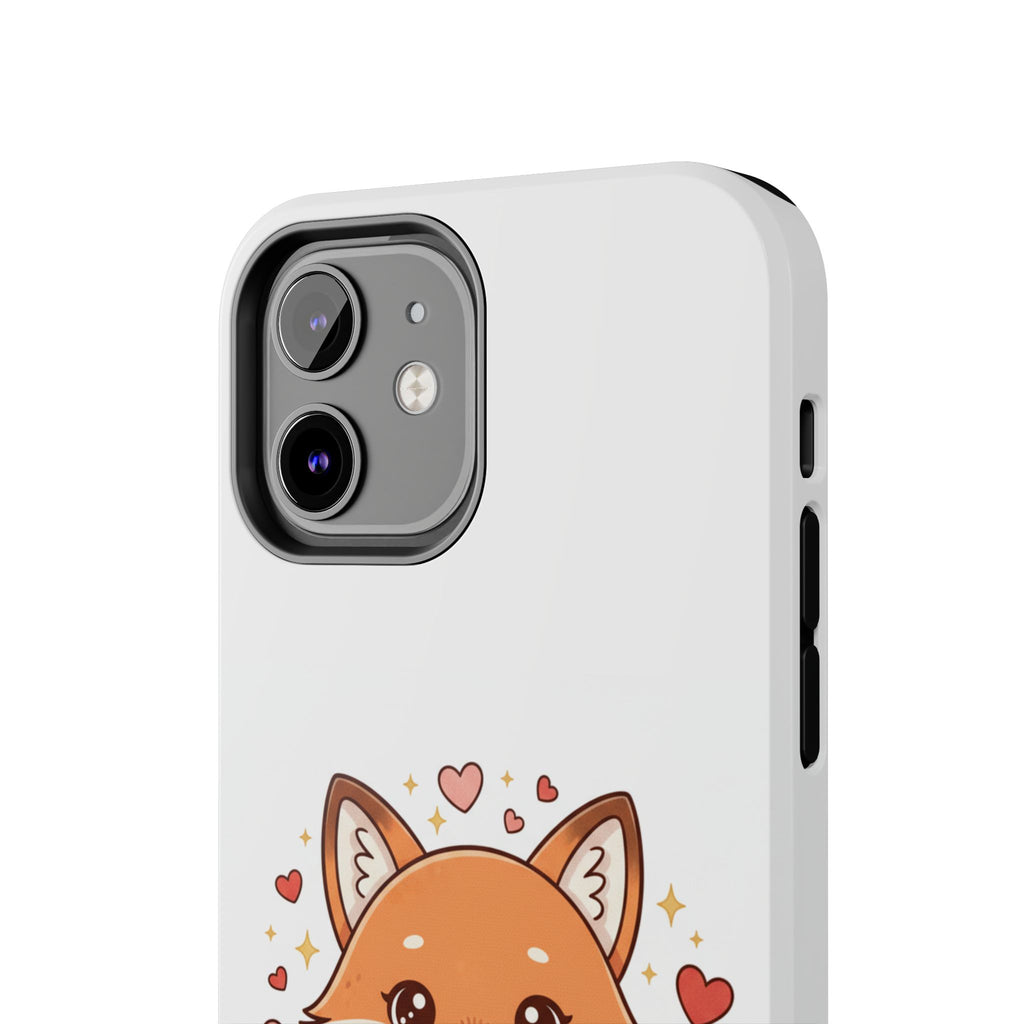 Phone Case — Cute Valentine Fox 'Be Mine' Protective Tough Case