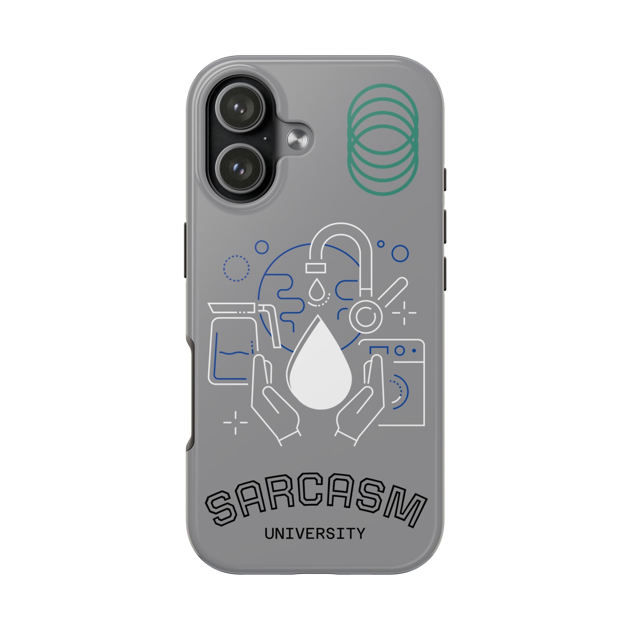 Sarcasm University Tough Phone Case — Scientific Lab Drop Design