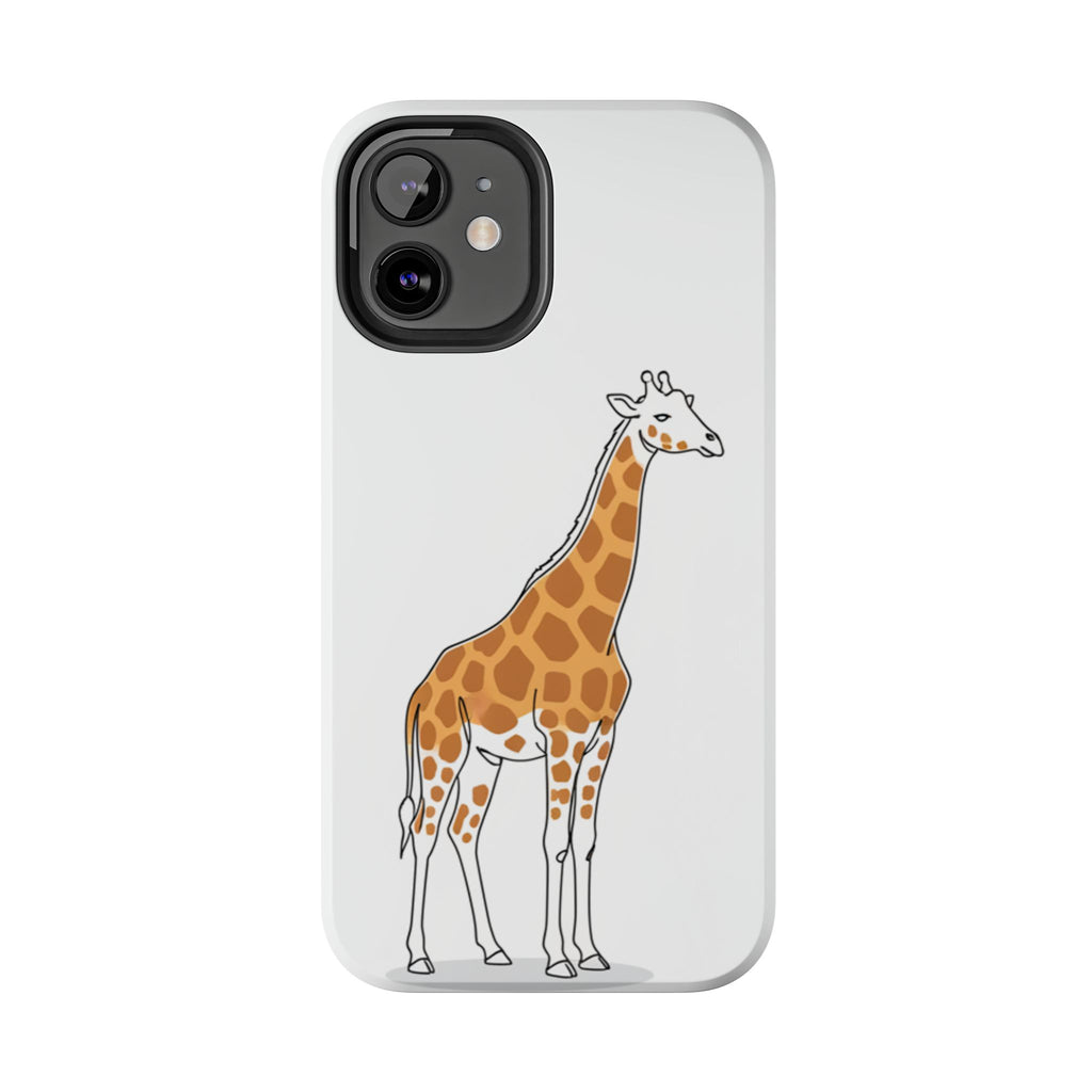 Giraffe Tough Phone Case — Cute Safari Animal Protective Cover