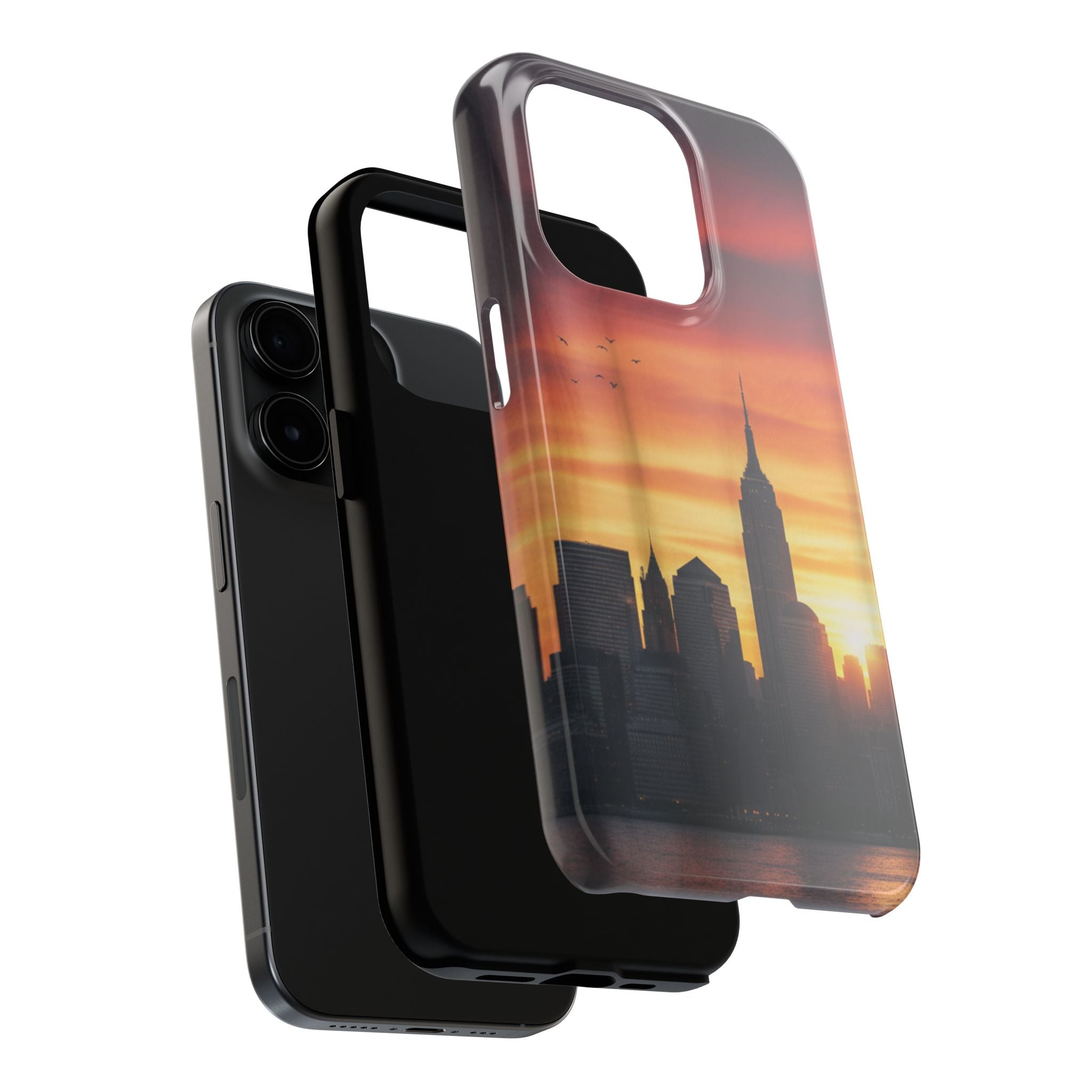 Tough Phone Case — NYC Skyline Sunset Protective Cover