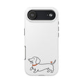 Dachshund Heart Tough Phone Case – Cute Wiener Dog Protective Phone Cover