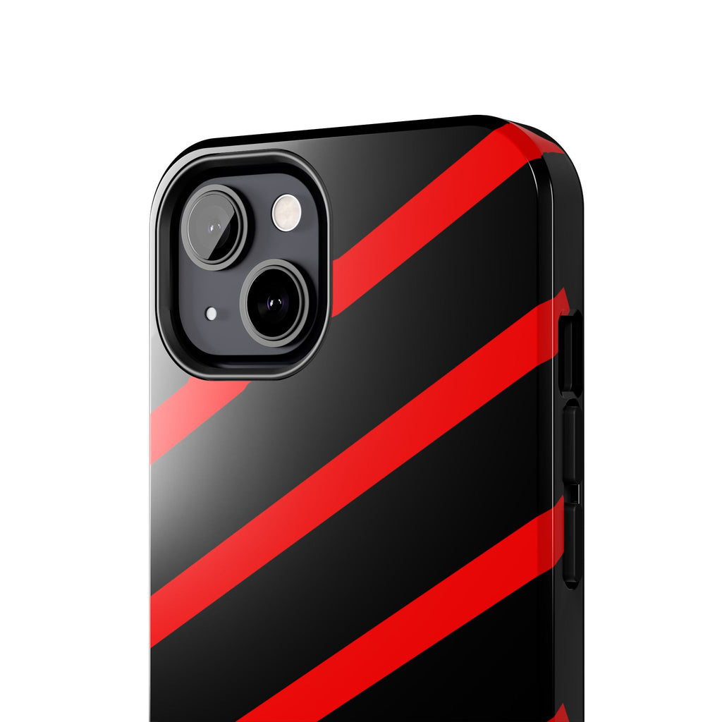 Copy of Tough Phone Case — Blue Diagonal Stripe Shockproof Cover