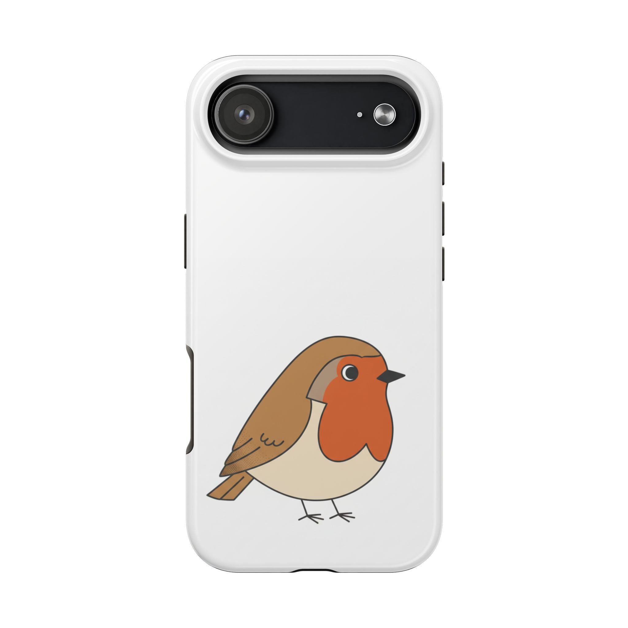 Cute Robin Tough Phone Case — Protective Bird iPhone Case