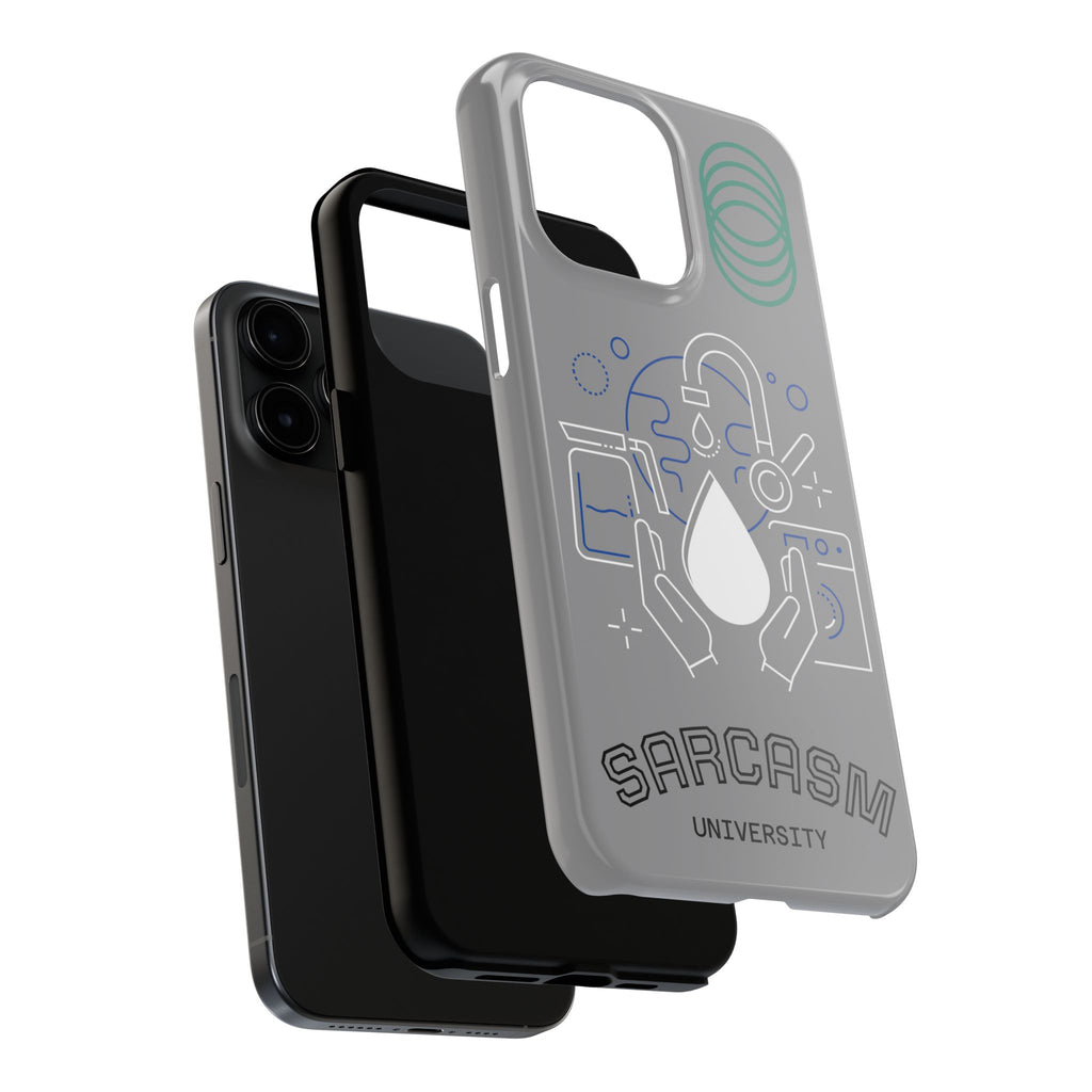 Sarcasm University Tough Phone Case — Scientific Lab Drop Design