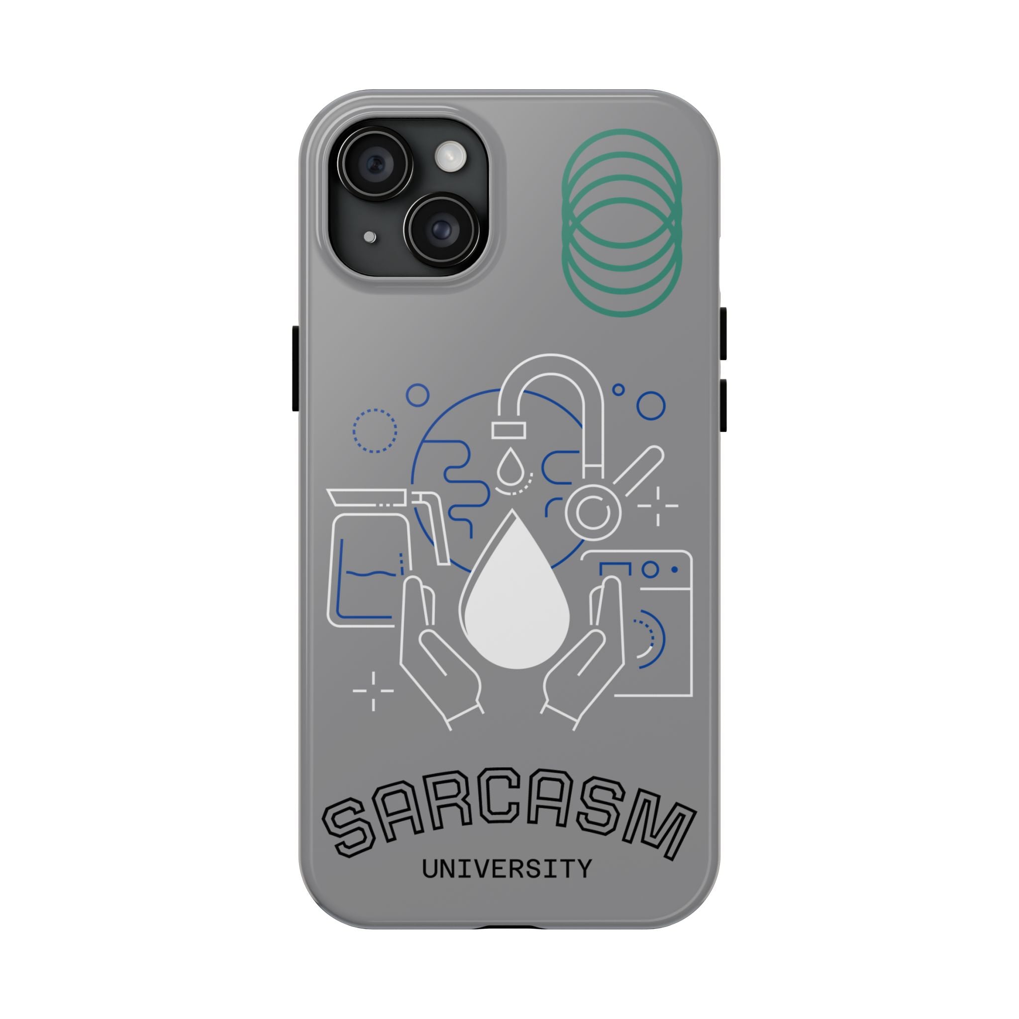 Sarcasm University Tough Phone Case — Scientific Lab Drop Design