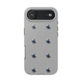 Tough Phone Case — Minimal Hex Rivet Armor (Gray)