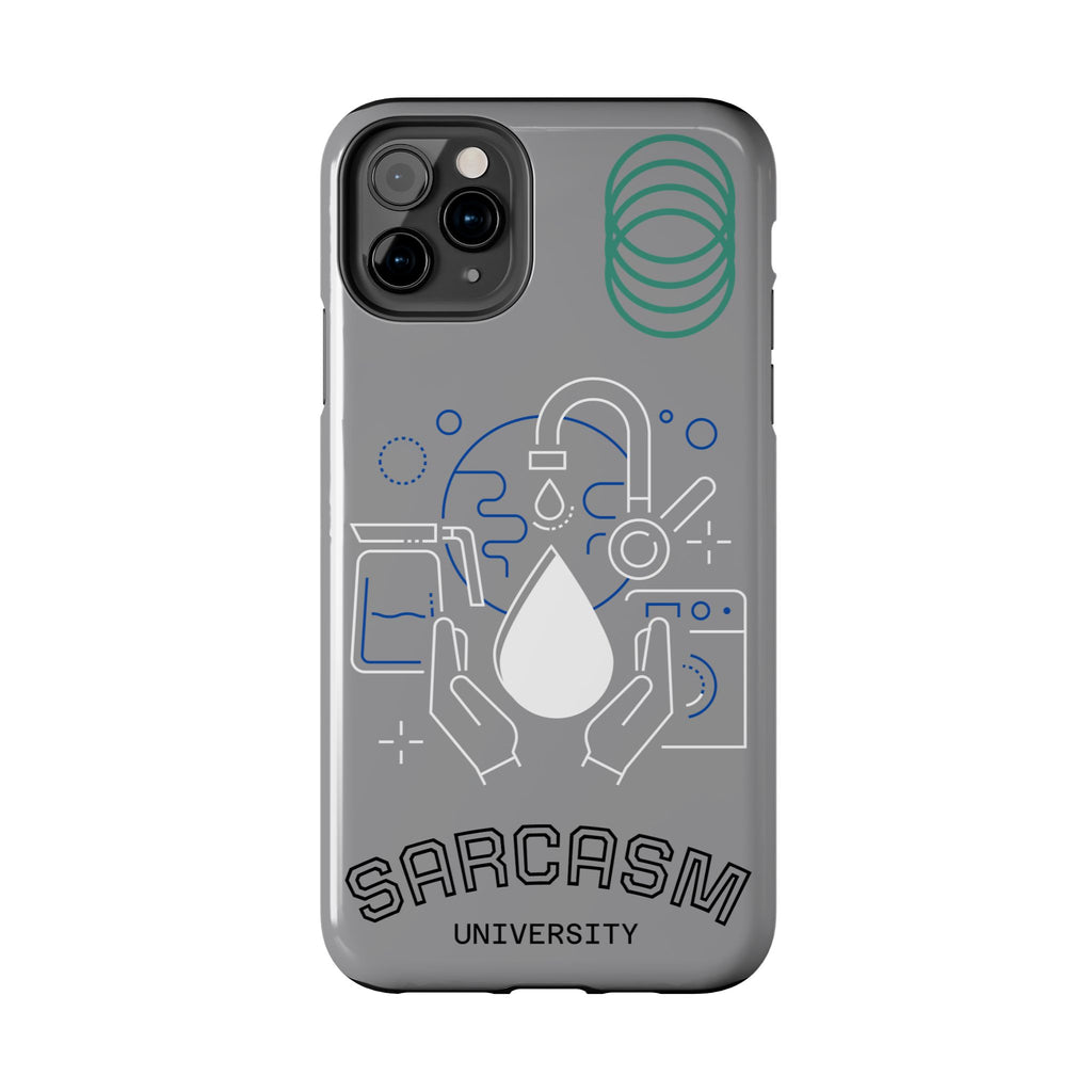 Sarcasm University Tough Phone Case — Scientific Lab Drop Design